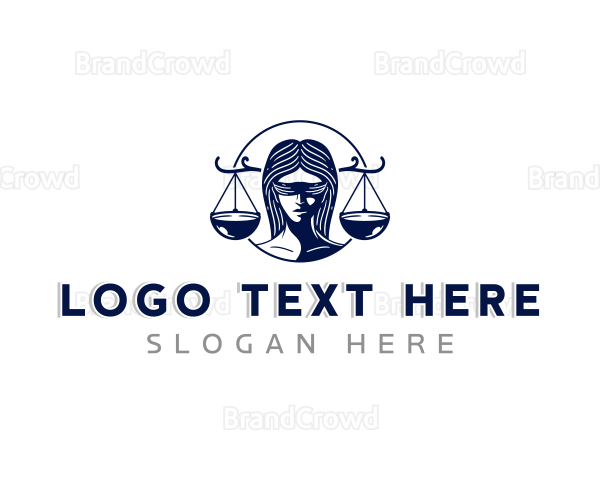 Legal Scale Woman Logo