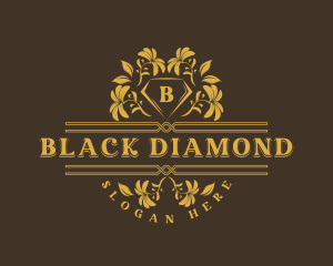 Diamond Floral Boutique logo design