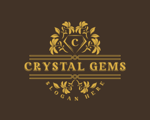 Diamond Floral Boutique logo design