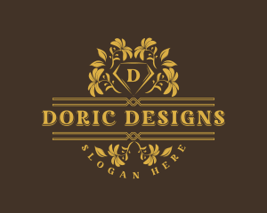 Diamond Floral Boutique logo design