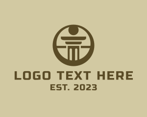 Concrete - Round Pillar Architecture logo design