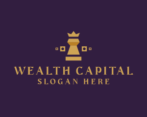 Capital - King Chess Tournament logo design