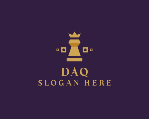 King Chess Tournament logo design