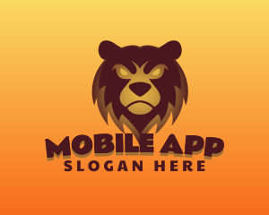 Sports Team - Angry Brown Bear Gaming Mascot logo design