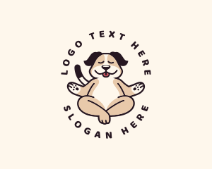 Therapy - Dog Yoga Therapy logo design
