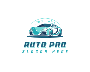 Sports Car Auto Wash logo design