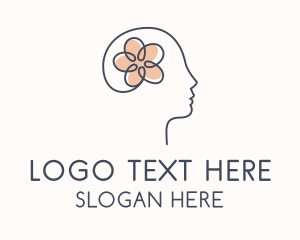 Organ - Flower Therapy Mental Health logo design