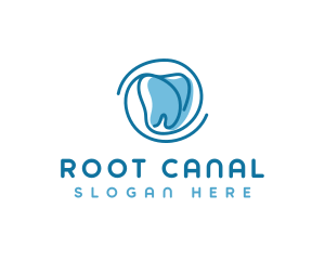 Endodontist - Dentist Dental Tooth logo design