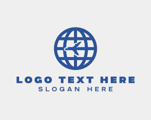 Logistics - Pilot Freight Aircraft logo design