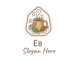 Coffee Shop - Natural Coffee Bean Cup logo design
