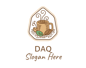 Mug - Natural Coffee Bean Cup logo design