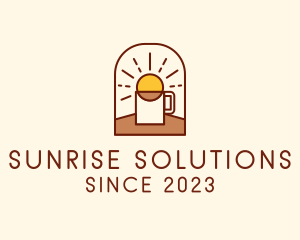 Day - Sunrise Breakfast Coffee Brew logo design