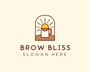 Sunrise Breakfast Coffee Brew logo design