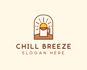 Sunrise Breakfast Coffee Brew logo design