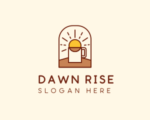 Sunrise Breakfast Coffee Brew logo design