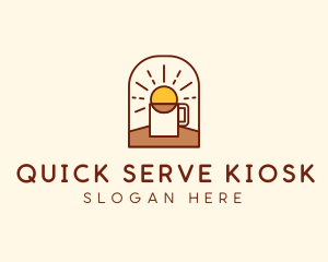 Sunrise Breakfast Coffee Brew logo design