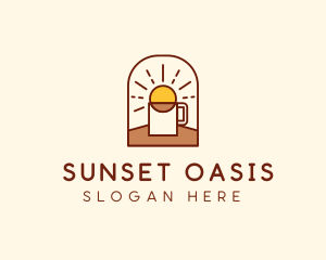 Sunrise Breakfast Coffee Brew logo design