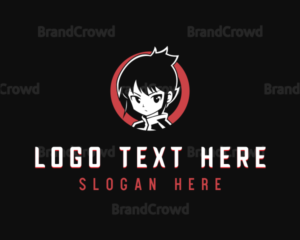 Manga Otaku Girl Logo