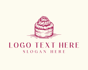 Baker - Sweet Cake Pastry logo design