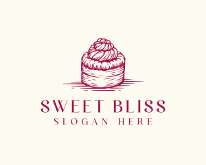 Sweet Cake Pastry  logo design