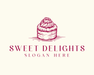 Sweet Cake Pastry  logo design