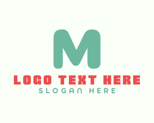 Cute - Cute Turquoise Letter M logo design