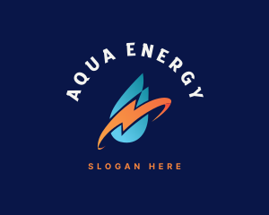 Hydropower - Hydro Electric Power logo design