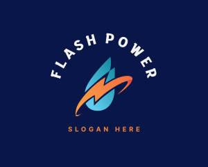 Hydro Electric Power logo design