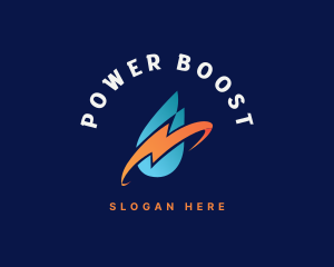 Hydro Electric Power logo design