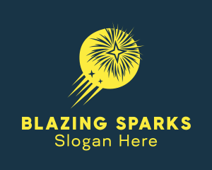 Pyrotechnics - Yellow Star Fireworks logo design