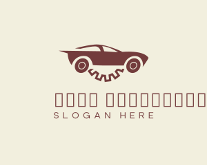 Racing - Minimal Automobile Gear logo design