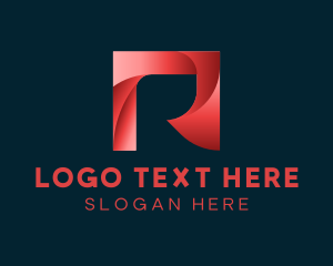 Social Media - Multimedia Letter R logo design