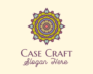 Tile - Traditional Multicolor Ornament logo design