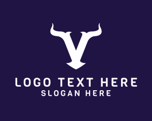 Viking Logo Design Letter V Viking Logo