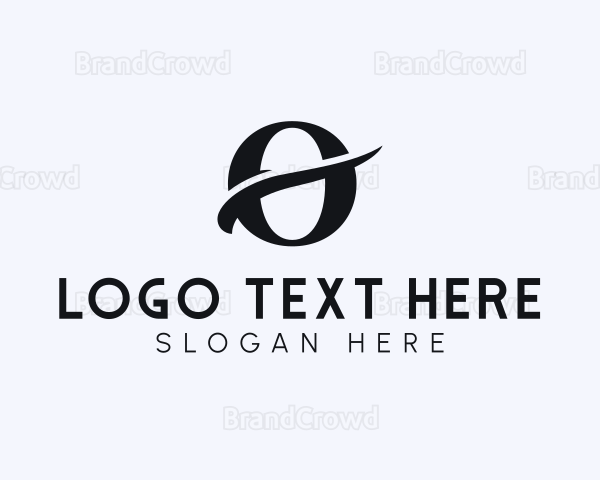 Swoosh Letter O Logo