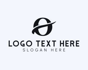 Company - Swoosh Letter O logo design