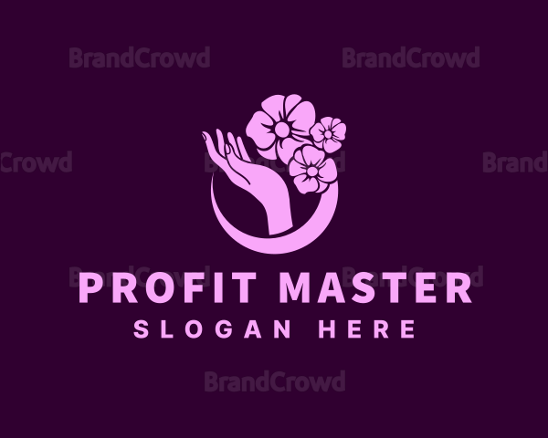 Natural Floral Hand Logo