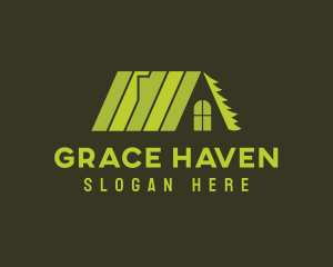 Green Roof House Logo
