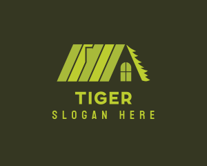 Roof - Green Roof House logo design