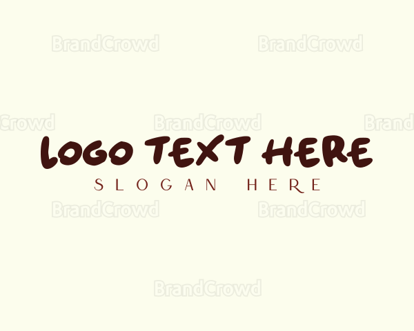 Playful Handwritten Business Logo