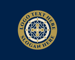 Sacred - Holy Cross Worship logo design
