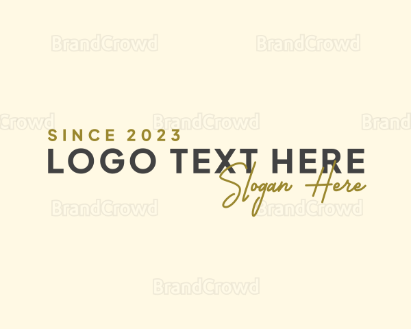 Elegant Business Brand Logo