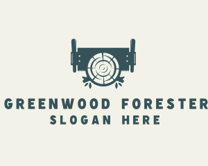 Wood Cutting Arborist logo design