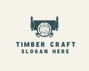 Woodcutting - Wood Cutting Arborist logo design