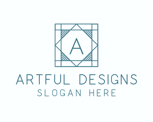 Tile Flooring Interior Design logo design