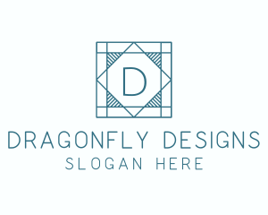 Tile Flooring Interior Design logo design