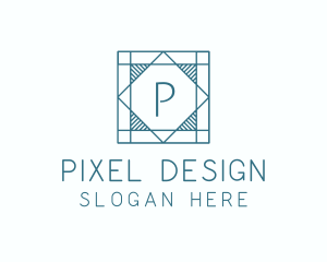 Tile Flooring Interior Design logo design