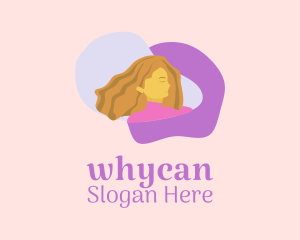 Woman Hairstyle Salon Logo