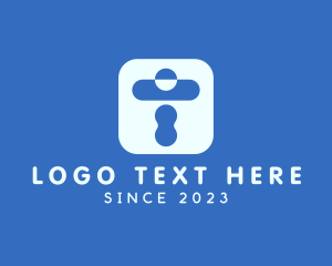 Application - Computer Tech App logo design