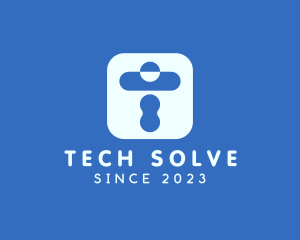 Computer Tech App logo design